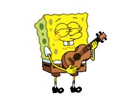 Spongebob Playing Guitar, Animated Icons Discord, Spongebob Guitar, Spongebob Gifs, Silly Spongebob, Imagination Spongebob, Spongebob Gif, Spongebob Funny Pictures, Spongebob Cartoon