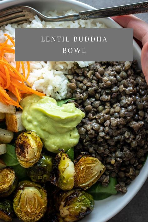 If you are like me and always looking for healthy meal ideas, I have just the dish for you. This Lentil Buddha Bowl Recipe is loaded with so much healthy goodness and it is so delicious. This is the bowl that will help keep you on track with your health goals! Lentil Buddha Bowl, Buddha Bowl Recipe, Lentils Protein, Buddha Bowls Recipe, Protein Bowls, Healthy Meal Ideas, Buddha Bowls, Healthy Bowls, Easy Meal Plans