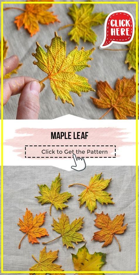 Inspired by Vallie - valindigo@gmail.com - Gmail Crochet Maple Leaf, Crochet Fall Decor, Crochet Feather, Crochet Leaf, Pattern Leaf, Crochet Leaf Patterns, Fall Crochet Patterns, Crochet Plant, Crochet Leaves