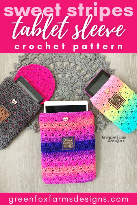 ss book sleeve PIN 12 92620 Crochet Ipad Sleeve, Crochet Book Sleeve Pattern, Ipad Sleeve Pattern, Book Sleeve Pattern, Crochet Ipad Cover, Crochet Case Pattern, Crochet Tablet Cover, Crochet Ipad Case, Crochet Book Sleeve