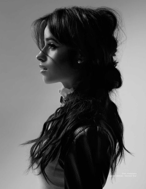 Camila Cabello - FAULT Magazine April 2017 Issue Female Side Profile, Side Profile, Hair Reference, Fifth Harmony, White Photo, Woman Crush, Instagram Repost, Delaware, Her Hair