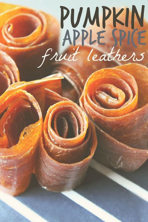 Pumpkin apple spice fruit leathers!! Fruit Leathers, Fruit Leather Recipe, Spiced Fruit, Simply Taralynn, Apple Spice, Fruit Leather, Fruit Roll, Dehydrated Fruit, Fruit Roll Ups