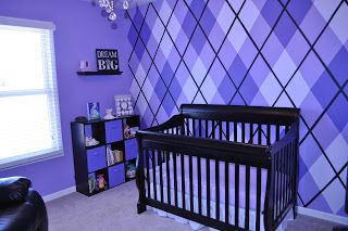 cassiday's room - argyle wall Argyle Wall, Life As We Know It, Diy Wall Painting, Girls Rooms, Master Decor, My Bed, Baby's Room, Cat Decor, Sewing Studio