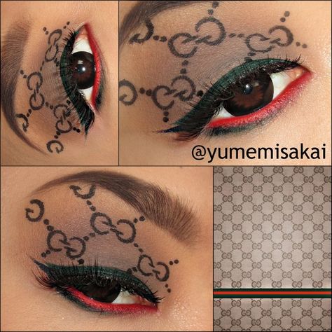 Gucci Inspired Hair Skin And Nails Vitamins, Makeup Layout, Gucci Makeup, Eyeshadow Designs, Gucci Inspired, Sugarpill Cosmetics, Hair Skin And Nails, Red Eyeshadow, Creative Eye Makeup