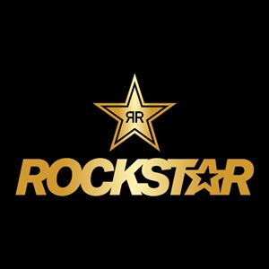 Rockstar Logo Design, Rockstar Drink, Rockstar Design, Rockstar Games Logo, Best Fb Profile Pic, Lisa Rockstar, Gym Bro, Rockstar Energy Drinks, Star Logo Design