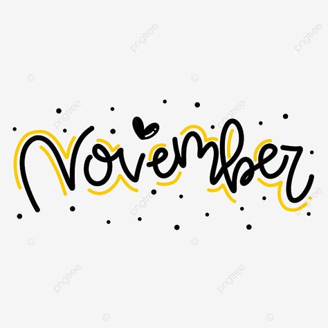 November Words, November Header, November Lettering, November Font, Pretty Fonts Alphabet, December Images, December Pictures, December Month, Chalkboard Doodles