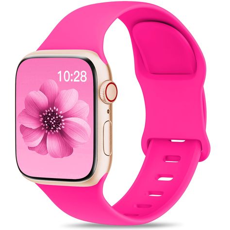 PRICES MAY VARY. 【Compatible with All Apple Watch】Velocius silicone sport iWatch bands for women are compatible with Apple Watch bands 44mm 40mm 41mm 45mm 38mm 42mm 49mm women men, soft silcone replacement sport strap for apple watch Series 9, iWatch Series 8, Series 7, Series 6,Series 5, Series 4, Series 3, Series 2, Series 1 and apple watch Ultra 2, Ultra, SE(2nd Gen) 【Premium Soft Silicone Material】 Our Velocius silicone sport Apple watch bands for men women are made from premium and durable Cute Apple Watch Bands, Iphone Watch Bands, Iphone Watch, Watch Ultra, Girly Accessories, Apple Watch Strap, Pink Design, Silicone Material, Series 3