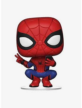 Funko Marvel Spider-Man: Far From Home Pop! Spider-Man (Hero Suit) Vinyl Bobble-Head,