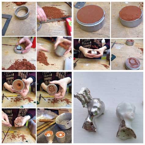 Clay Casting, Jewellery Techniques, Silver Jewelry Box, Metal Working Projects, Metalsmithing Jewelry, Wax Carving, School Jewelry, Sand Casting, Diy Metal