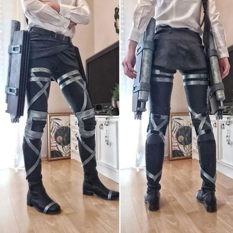 Aot Cosplay Costume, Hange Cosplay, Attack On Titan Costume, Odm Gear, Mikasa Ackerman Cosplay, Mikasa Cosplay, Attack On Titan Cosplay, Aot Cosplay, Titan Cosplay