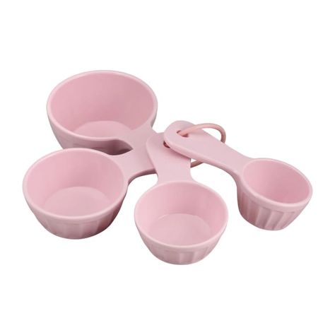 Measuring Cups Set, Pink Cups, Mixing Bowls Set, Pink Kitchen, Stunning Kitchens, Cute Kitchen, Measuring Cup, Culinary Skills, Jennifer Garner