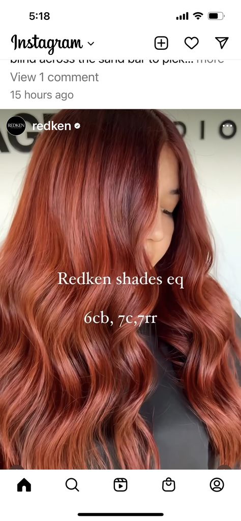 Redken 6rr, Color Formulas, Redken Shades, Hair Color Formulas, Redken Shades Eq, Hair Stuff, Hair Ideas, Hair Color, Hairstyles