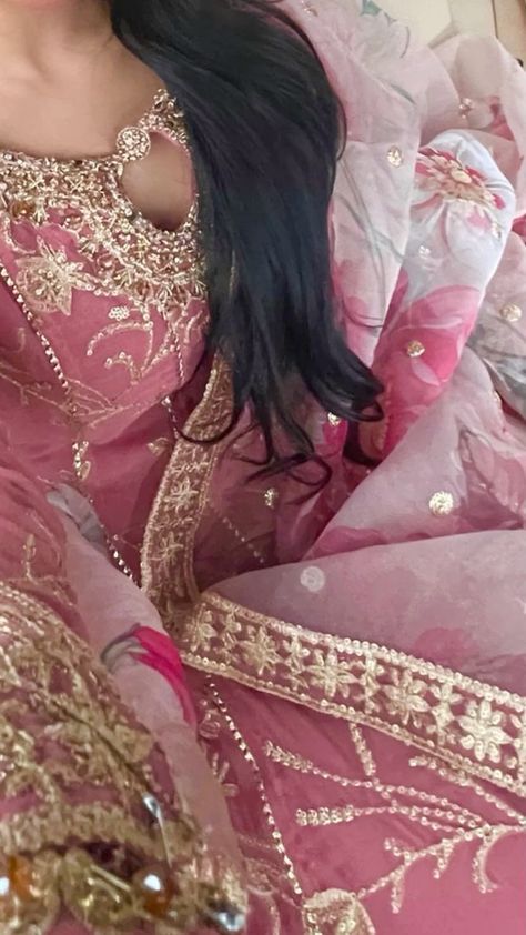 Pink Desi Clothes, Pink Desi Wedding, Pink Desi Aesthetic, No Good Deed Goes Unpunished, No Good Deed, Desi Attire, Desi Fits, Desi Dress, Desi Wedding Dresses