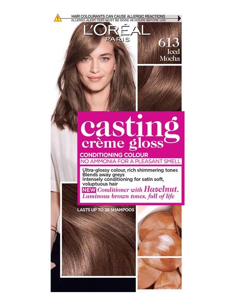 Chocolate Hair Dye, Hair Color Gloss, Loreal Casting Creme Gloss, Casting Creme Gloss, Mocha Color Hair, Gloss Hair, Loreal Hair Color, Mocha Hair, Glow Hair