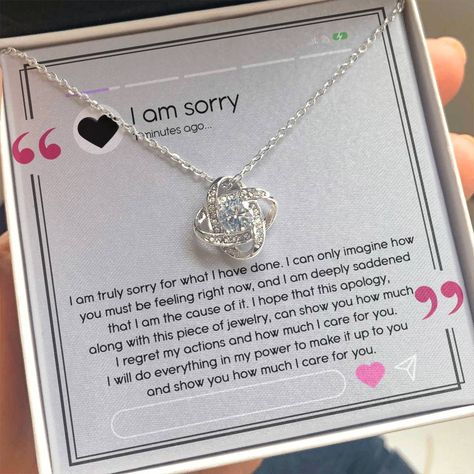 🎁 Show your love with a beautiful Love Knot Pendant Necklace 💕 Perfect for your girlfriend or wife, this gift says 'sorry' and 'I care for you' in one stunning piece 😍 Don't miss out on this heartfelt gesture for your loved one! #GiftForHer #LoveKnotNecklace #SorryGift #IAppreciateYou #ThoughtfulGift #JewelryLover #GiftsForGirlfriend #GiftsForWife #LoveIsInTheKnot #SurpriseYourLovedOne Shop Now https://bit.ly/3M1kuG8 Sorry Gifts For Girlfriend, Single Mom Gifts, Bonus Dad Gifts, Sorry Gifts, I Can Only Imagine, Nephew Gifts, Goddaughter Gifts, Mechanic Gifts, Cousin Gifts