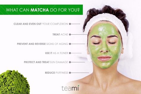 6 Ways Matcha Can Beautify Your Skin Matcha Skin Benefits, Matcha Benefits Skin, Matcha Skincare, Benefits Of Matcha Green Tea, Benefits Of Matcha, Matcha Benefits, Homemade Bath, Boost Memory, Matcha Green Tea Powder