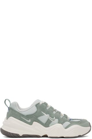 Nike: Green Tech Hera Sneakers | SSENSE Nike Tech Hera, Nike For Women, Nike Clothing, Perfect Sneakers, Green Tech, Skate Shoe, Sneakers For Women, Nike Tech, Nike Green