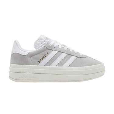 Wmns Gazelle Bold 'Grey White' - HQ6893 White Gazelle, Adidas Gazelle Grey, Grey Yeezy, Pink Gazelles, Adidas Gazelle Women, Adidas Gazelles, Adidas Gazelle Bold, Gazelle Shoes, Gray Adidas