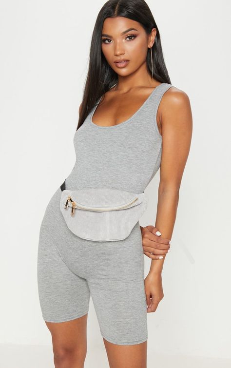 Grey Marl Unitard Unitard Outfit Ideas Summer, Bodycon Romper Outfit, Unitard Outfit Ideas, Airport Outfit Comfy Summer, Unitard Outfit, Winter Layering Outfits, Comfy Airport Outfit, Women Leggings Outfits, Bodycon Romper