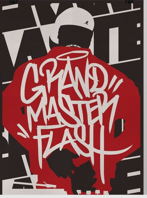 . Hip Hop Graphic Design, Grandmaster Flash, Hip Hop Festival, Hip Hop Classics, Arte Hip Hop, Hip Hop Poster, Hip Hop Party, Hip Hop Tee, Real Hip Hop