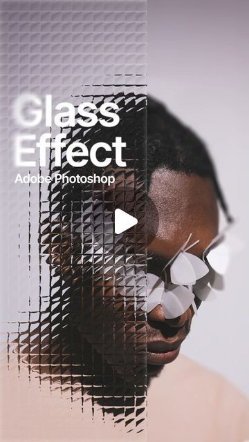 EasyEdit - Design Resources & Tutorials on Instagram: "How to create this nice glass effect in Photoshop?🪄  📎Select area and add black and white gradient with opacity, set gradient angle 180. 📎Duplicate and rotate your gradient shapes. 📎Select all layers, convert them to a smart object and add Gaussian blur with radius 1. 📎Save the texture on your computer. 📎Open photo you want edit, select the area, copy and paste. 📎Convert to a Smart Object. 📎Go to the filter gallery, set Glass Distortion. 📎Add your saved texture, and do some experiments for a different result. 📎To add blur to your text convert it to a smart object, go to the blur gallery and choose Iris blur.  Follow @easyeditpro for more guides!  #glasseffect #photoshoptutorial" Glass Distortion, Glass Photoshop, Black And White Gradient, Gradient Shapes, Photoshop Tuts, Gaussian Blur, Instagram Branding Design, Photoshop Text Effects, Blur Photography