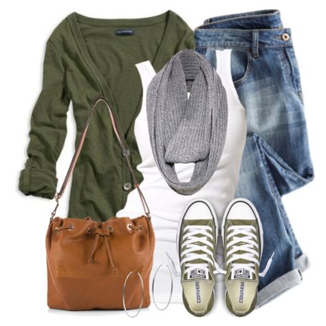 Business Casual Converse Outfits, Olive Green Converse Outfit, Green Cardigan Outfit Winter, Luxury Tops, Converse Outfit, Sweater Jeans, Shoes Jeans, Matching Shoes, Outfits With Converse