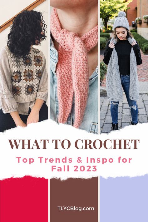 Trending Crochet 2023, Crochet Trends 2023, Decrease In Crochet, Crochet Trends, Tl Yarn Crafts, Make And Do Crew, Double Crochet Decrease, Tunisian Crochet Hook, Granny Square Crochet Patterns Free