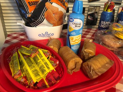 Trailer Park Trash Food, White Trash Bash Food Ideas, Trailer Trash Party Ideas, White Trash Decorations, White Trash Food Ideas, White Trash Party Food Ideas, Trailer Trash Party Food, White Trash Bash Food, White Trash Party Food