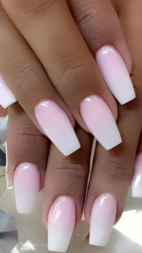 Ombre Nail Design, Nails Coral, Coffin Nails Ombre, Nails Brown, Nails Chrome, Ombre Nail, Her Nails, Ombre Nail Designs, White Nail