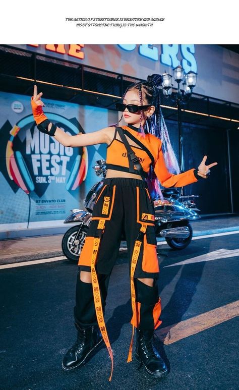 Neon Techwear, Cyberpunk Outfit Women, Ropa Color Neon, Hip Hop Dance Costumes, Cyberpunk Outfit, Techno Outfit, Dance Style Outfits, Ropa Hip Hop, Dance Costumes Hip Hop