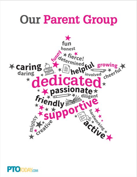 Share this with your parents! Let everyone know what parent groups are all about! Pa Pto Today, Best Parenting Books, Difficult Children, Parent Night, School Template, Parent Involvement, Parent Communication, Welcome Letters, Parent Support