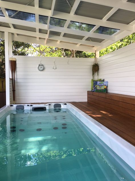 Swimspa Enclosure Ideas, Swim Spa Enclosure Ideas Backyard, Swim Spa Surround Ideas, Swim Spa Privacy Ideas, Swim Spa Enclosure Ideas, Deck And Pergola Ideas, Swim Spa Backyard Ideas, Pool Cover Ideas, Spa Gazebo