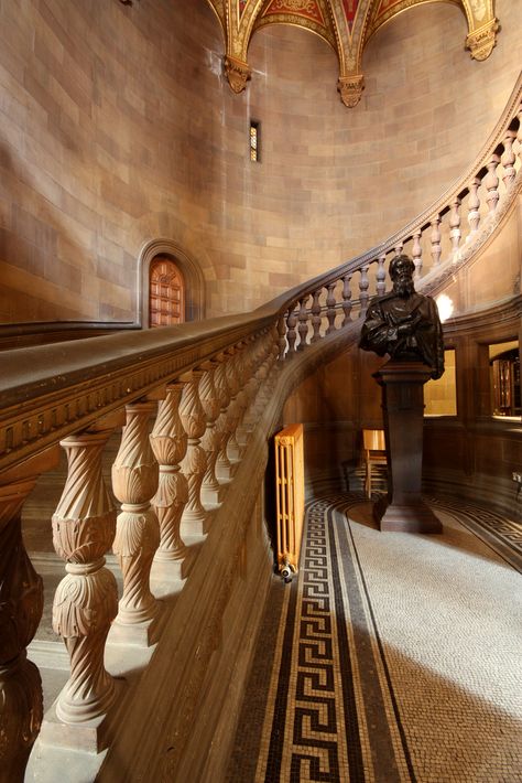 ❀ Grand Staircase, McEwan Hall, Teviot Place, University of Edinburgh. University Of Edinburgh Campus, University Of Edinburgh Aesthetic, Edinburgh University Aesthetic, Architecture University, University Of Edinburgh, Academic Aesthetic, Edinburgh University, Dream College, Uni Life