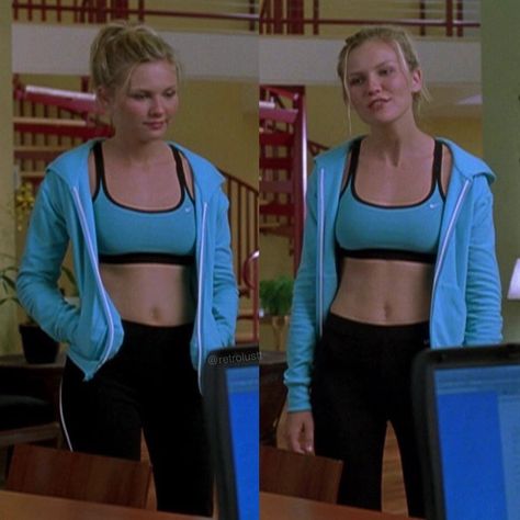 Torrance’s outfits in Bring It On 📣 Which outfit’s your favourite? • Bring It On M ‧ 2000 ‧ 1h 38m • #bringiton #movie #movies #outfit #outfits #kirstendunst #2000s #00s #cheer #cheerleading #cheerleader #cheerleaders Do you like Torrance’s outfits? Bring It On Outfits, Dream Woman, Movie Outfits, Sports Outfits, Stylish Artwork, Movies Outfit, Kirsten Dunst, Late 90s, Workout Outfit