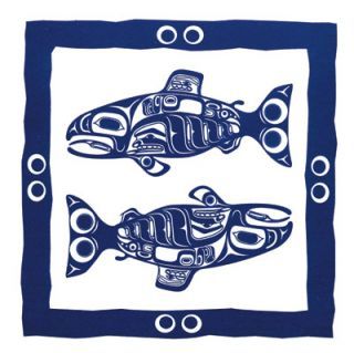 Native American Salmon Design Trivet - By Terry Starr Native American Salmon, Alaskan Tattoos, Salmon Design, Salmon Art, Alaska Art, Native American Tattoo, Native Artwork, Summer Tree, Pacific Northwest Art