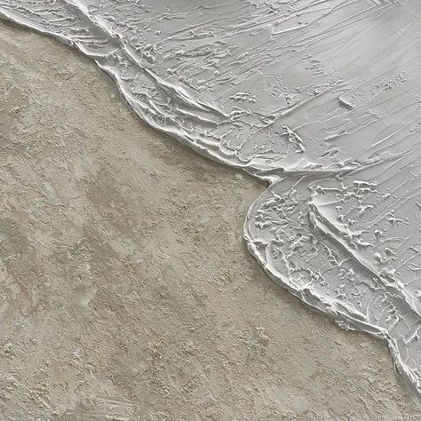 Diy Sand Textured Paint, Sand On Canvas, 3d Canvas Art, Minimalist Canvas Art, Japandi Wall Art, Ocean Sand, Layered Art, Abstract Painting Print, Sand Painting