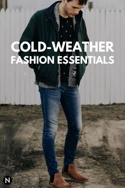 Men Layers Outfits, Winter College Outfits Men, Winter Layering Outfits Men, 20s Outfit Men, Mens Fall Capsule Wardrobe 2024, Men’s Winter Street Outfits, Men’s Fall Layering, Men’s Cold Weather Style, Cold Winter Outfits Men