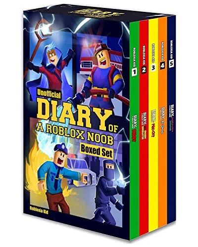 Diary of a Roblox Noob (Part 1): 5 Books Set (Independent & Unofficial) Book Series For Boys, Roblox Books, Roblox Noob, Gamer Boys, Set Video, Kids Diary, Adventure Stories, Middle Grade Books, Video Setting