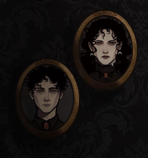 Black Vampires, Regulus Black Fanart, The Black Brothers, Black Fanart, Black Brothers, Walburga Black, Black Vampire, Marauders Fan Art, Brothers Art