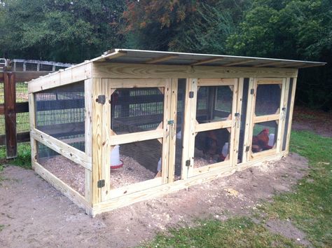 Last year I was looking around for some pics of breeding pens and had a hard time finding what... Game Fowl Pens, Poultry Breeding Pens, Chicken Pens, Chicken Breeding, Raising Turkeys, Cage Hamster, Portable Chicken Coop, Chicken Pen, Diy Chicken Coop Plans