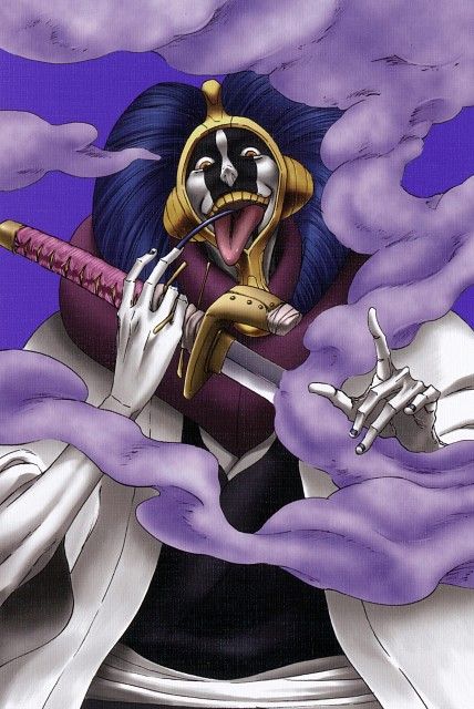 BLEACH, Kurotsuchi Mayuri Kurotsuchi Mayuri, Mayuri Kurotsuchi, Bleach Captains, Bleach Tattoo, Bleach Pictures, Shonen Manga, Tite Kubo, Bleach Anime Ichigo, Anime Dvd