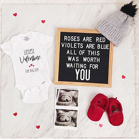 Valentines Baby Announcement, Ivf Pregnancy Announcement, Valentines Pregnancy Announcement, Husband Valentines Day, Baby Announcement To Husband, Pregnancy Announcement Sibling, Valentines Baby, Baby Announcement Photoshoot, Fun Baby Announcement