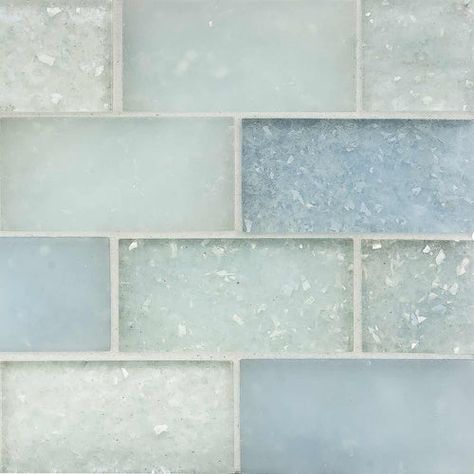 Your Shopping Cart Beachy Backsplash, Glass Subway Tile Backsplash, Blue Shower Tile, Bathroom Shower Floor, Master Bath Tile, Glass Kitchen Backsplash, Key West Style, Recycled Tile, Condo Remodel