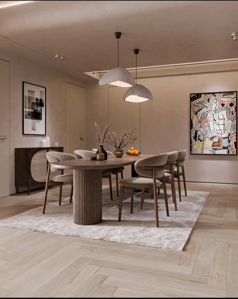 Cozy Dining Area, Chic Design, Elegant Design,Warm Ambience, Welcoming Dining Area Ideas, Dining Area Design, Dining Room Decor Modern, Modern Dining Table Set, Dinning Room Design, Interior Design Dining Room, Living Room Styles, Interior Design Concepts, Dining Room Inspiration