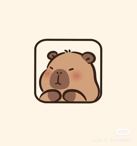 Capybara Pet, Kawaii Logo, Home Screen Wallpaper Hd, Danish Pastel Aesthetic, Canvas Learning, Ghibli Artwork, Animal Doodles, Art Diary, Cute Doodle Art