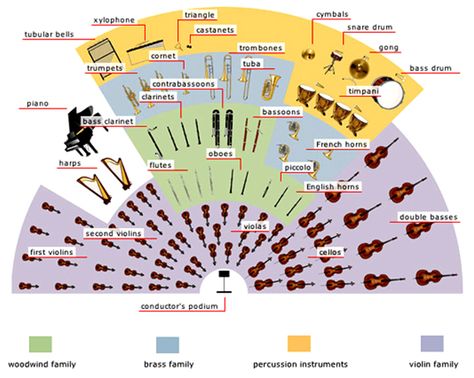 Image Detail for - ... OF AND LAYOUT OF THE INSTRUMENTS FOR A ... Trombone Instrument, Tubular Bells, Instrument Families, Learn Music Theory, Music Teaching Resources, Music Mixing, Bass Clarinet, Preschool Music, Music Appreciation