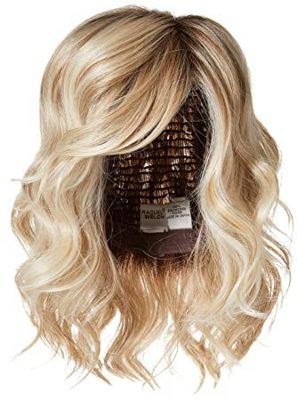 Raquel Welch Editor's Pick Layered Shoulder Length Bob Wig by Hairuwear, Large Cap Size, SS19/23 Shaded Biscuit Shoulder Length Curls, Raquel Welch Wigs, Shoulder Length Bob, Raquel Welch, Blonde Wig, Shoulder Length, Bob Wigs, Hair Pieces, Beauty And Personal Care