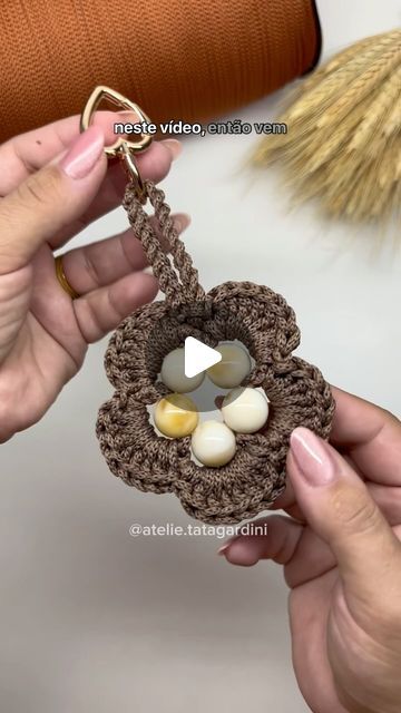 Crochet Keychain Tutorial, Mini Tutorial, Crochet Keychain, Luggage Tag, Keychains, Amigurumi, Crochet, On Instagram