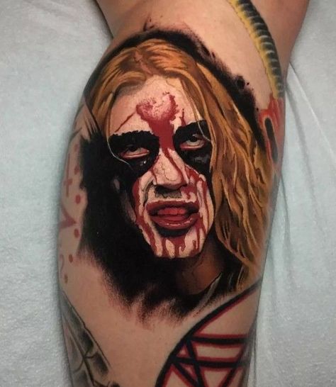 Mayhem Tattoo, Mayhem Dead, Dead Mayhem, Trve Kvlt, Pelle Ohlin, Mayhem Black Metal, Mayhem Band, Dead Tattoo, Becoming A Tattoo Artist