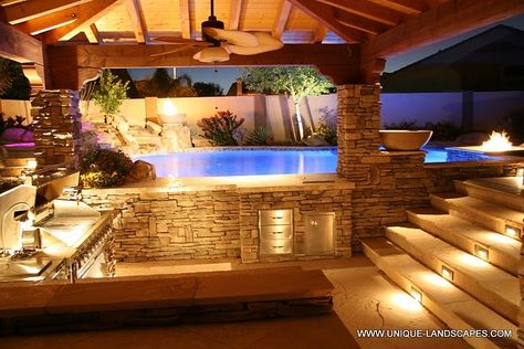 Above ground pool ideas, above ground swimming pool with deck, above ground pool maintenance, above ground pool landscaping, hacks, oval, sunken, designs, steps Outdoor Kitchen And Pool, Oberirdischer Pool, Unique Pool, Living Pool, Best Above Ground Pool, Backyard Layout, Outdoor Kitchen Bars, Above Ground Pool Landscaping, Swim Up Bar